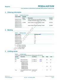 PESD3V3L4UF Datasheet Page 3