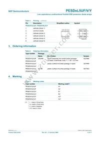 PESD3V3L5UV Datasheet Page 4