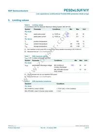 PESD3V3L5UV Datasheet Page 5