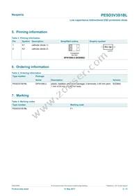 PESD3V3S1BLYL Datasheet Page 2