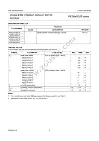 PESD3V3S2UT/ZLR Datasheet Page 4