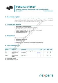 PESD3V3V1BCSFYL Datasheet Cover