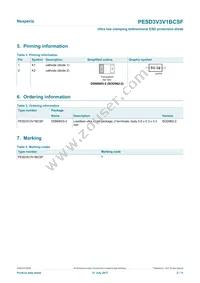 PESD3V3V1BCSFYL Datasheet Page 2