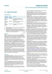 PESD3V3V1BCSFYL Datasheet Page 9