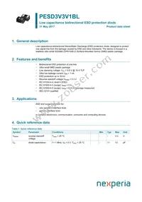 PESD3V3V1BLYL Datasheet Cover