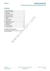 PESD3V3W1BCSFYL Datasheet Page 16