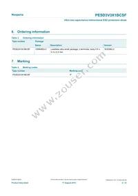 PESD3V3X1BCSFYL Datasheet Page 2