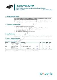 PESD3V3X4UHMYL Datasheet Cover