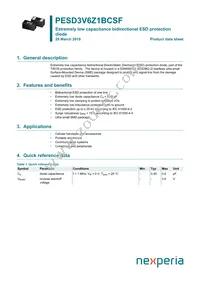 PESD3V6Z1BCSFYL Cover