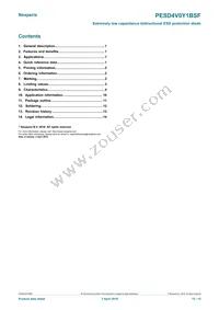 PESD4V0Y1BSFYL Datasheet Page 15