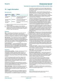 PESD4V0Z1BCSFYL Datasheet Page 15