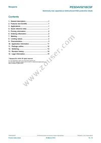 PESD4V0Z1BCSFYL Datasheet Page 16