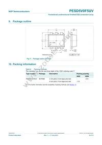 PESD5V0F5UV Datasheet Page 9