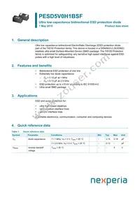 PESD5V0H1BSFYL Datasheet Cover