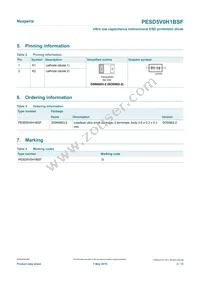 PESD5V0H1BSFYL Datasheet Page 2