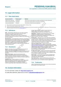 PESD5V0L1UL Datasheet Page 12