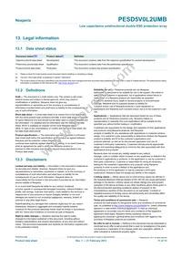 PESD5V0L2UMB Datasheet Page 11