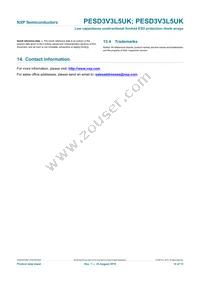 PESD5V0L5UK Datasheet Page 15