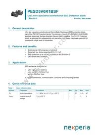 PESD5V0R1BSFYL Datasheet Cover