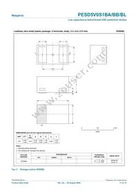 PESD5V0S1BB/6Z Datasheet Page 11