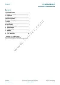 PESD5V0S1BLD Datasheet Page 11