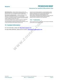 PESD5V0S1BSF Datasheet Page 12