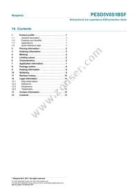 PESD5V0S1BSF Datasheet Page 13