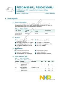 PESD5V0S1UJF Datasheet Page 2