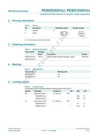 PESD5V0S1UJF Datasheet Page 3