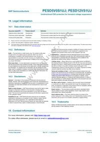 PESD5V0S1UJF Datasheet Page 14