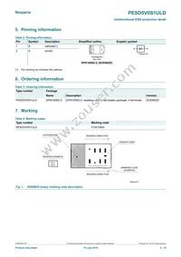 PESD5V0S1ULD Datasheet Page 2