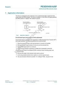 PESD5V0S1USF Datasheet Page 7