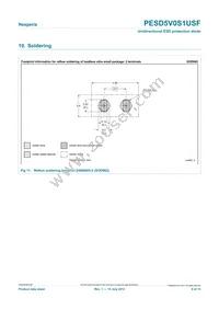 PESD5V0S1USF Datasheet Page 9