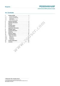 PESD5V0S1USF Datasheet Page 13