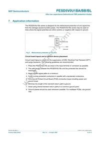 PESD5V0U1BAF Datasheet Page 6