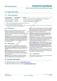 PESD5V0U1BAF Datasheet Page 11