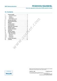 PESD5V0U1BAF Datasheet Page 12