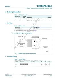 PESD5V0U1BLD Datasheet Page 2