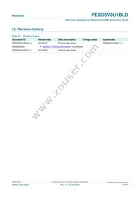 PESD5V0U1BLD Datasheet Page 8