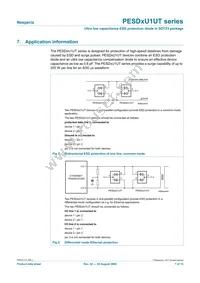 PESD5V0U1UT/ZLR Datasheet Page 7
