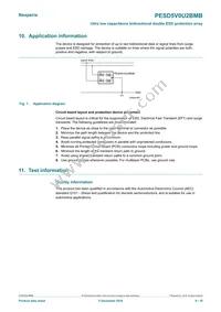 PESD5V0U2BMB Datasheet Page 6