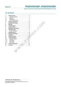 PESD5V0U5BF Datasheet Page 12