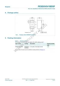 PESD5V0V1BDSF Datasheet Page 7