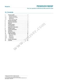 PESD5V0V1BDSF Datasheet Page 12