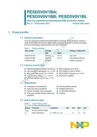 PESD5V0V1BL Datasheet Page 2