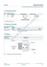 PESD5V0V1BLD Datasheet Page 2