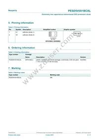 PESD5V0X1BCAL Datasheet Page 2