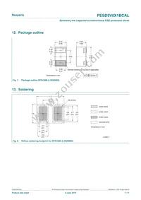 PESD5V0X1BCAL Datasheet Page 7