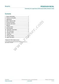 PESD5V0X1BCAL Datasheet Page 11