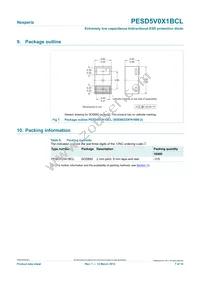 PESD5V0X1BCL Datasheet Page 7